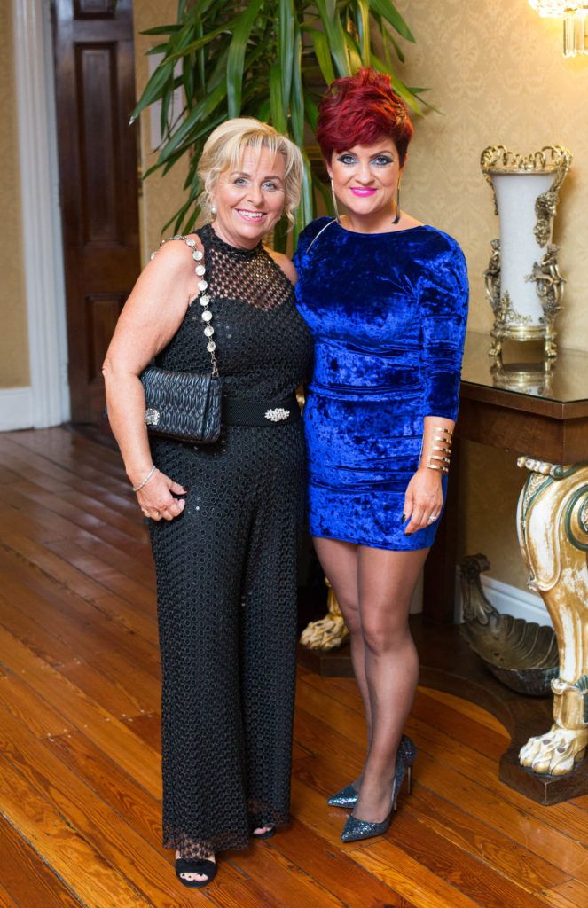 Grace Dobson and Yvonne Brett at EY Entrepreneur of the Year Awards 2016 at the CityWest Hotel. Photo by Richie Stokes