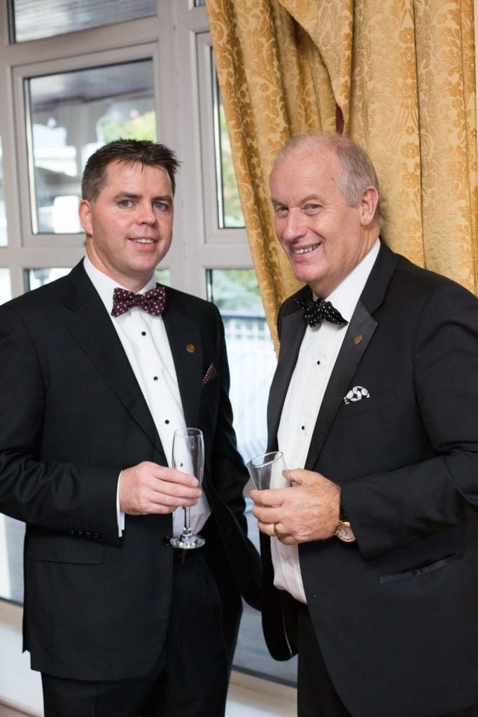 Tommy Griffith and Jack Dobson at EY Entrepreneur of the Year Awards 2016 at the CityWest Hotel. Photo by Richie Stokes