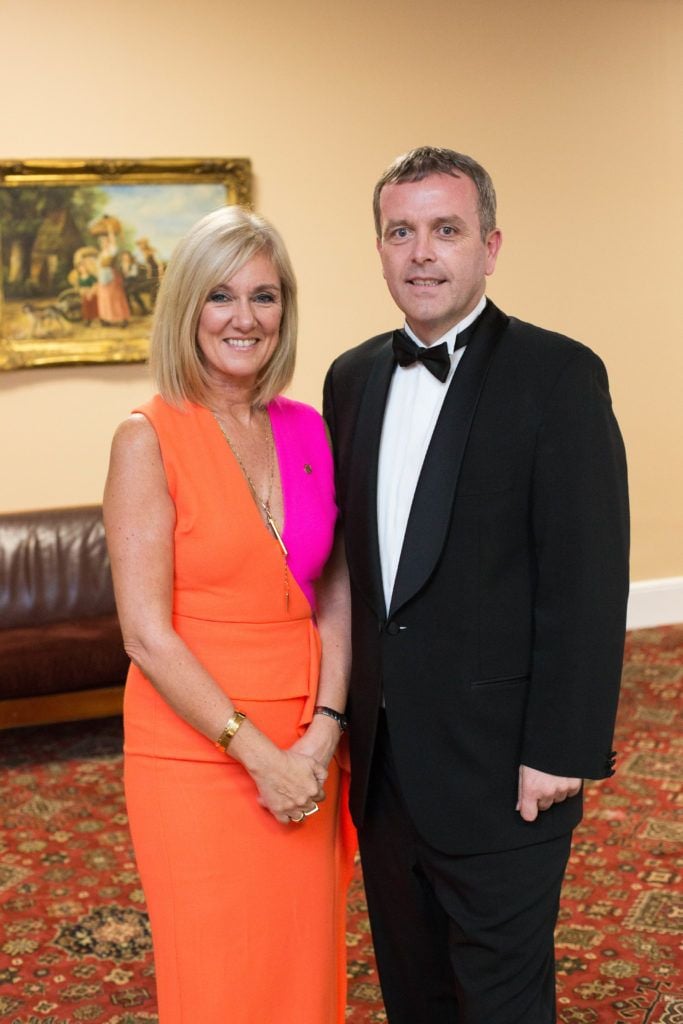 Sandra Lawler and Mike Glennon at EY Entrepreneur of the Year Awards 2016 at the CityWest Hotel. Photo by Richie Stokes