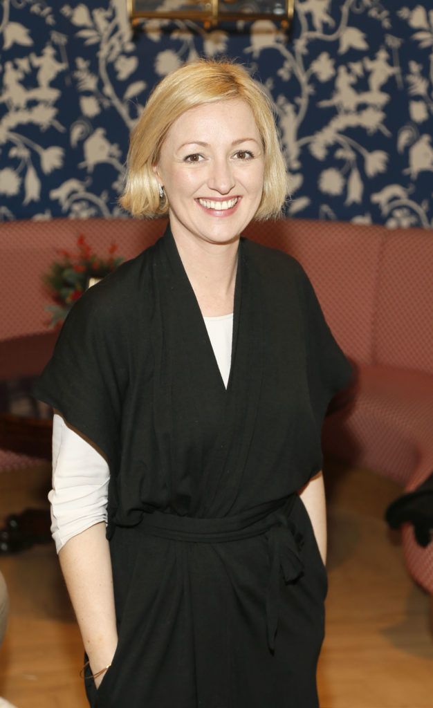 Sive O'Brien at the official launch of Christmas at Kildare Village. Photo Kieran Harnett