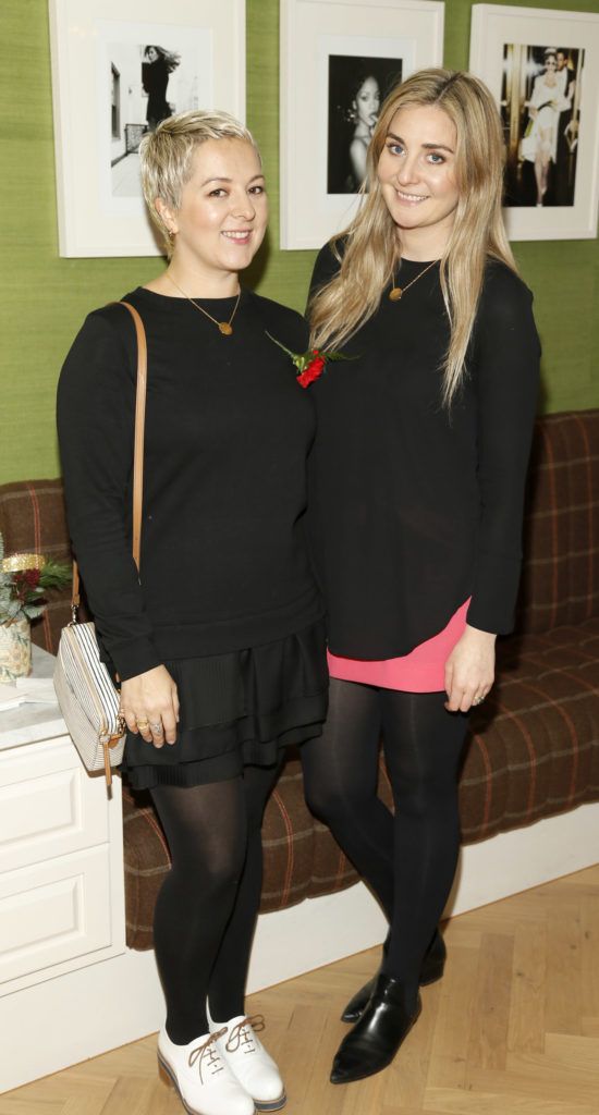 Rosemary MacCabe and Aoibhinn McBride at the official launch of Christmas at Kildare Village. Photo Kieran Harnett