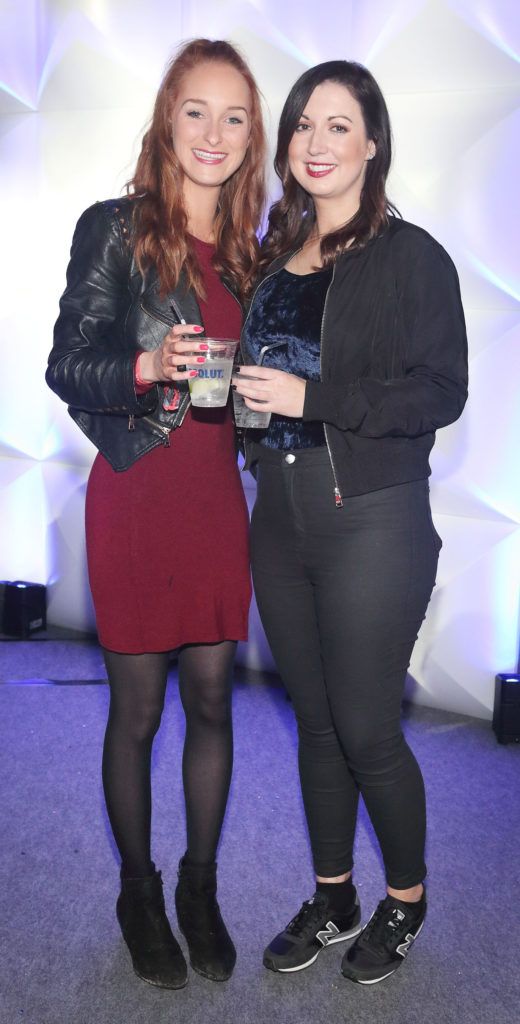 Lauren Mullally and Janet Keane  at the Absolut Facet Bar at Metropolis  Festival at the RDS Dublin 
 (Picture: Brian McEvoy).