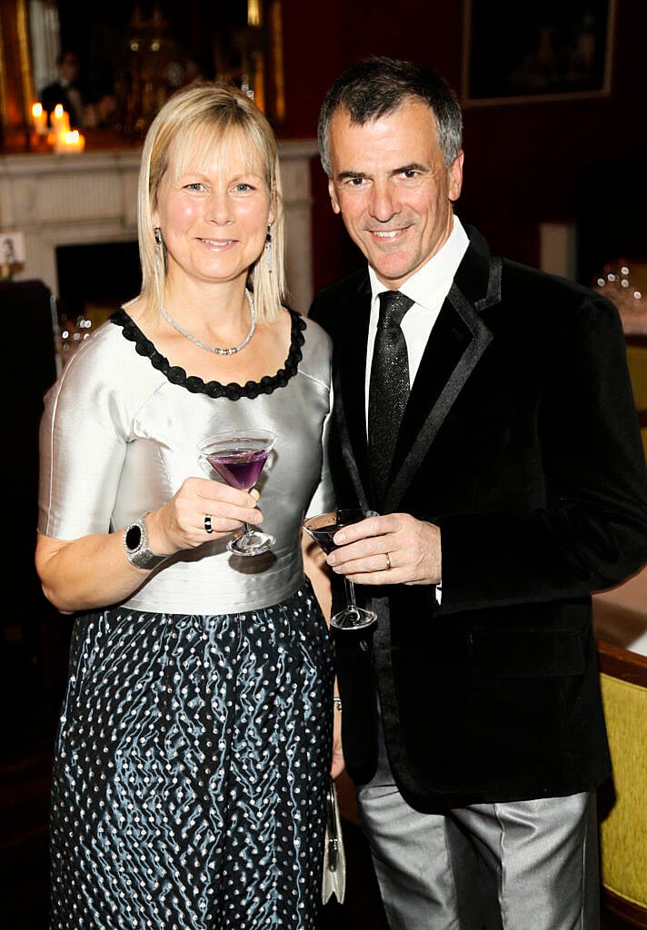 Jane English and Ray Byrne at the launch of Ireland's 2017 Blue Book held at Dunbrody Country House Wexford. Photo Kieran Harnett