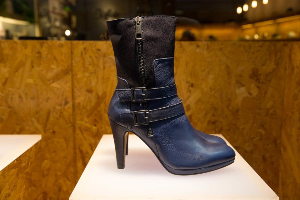 Stylist Courtney Smith and Buffalo Shoe Lab co-create new capsule collection of iconic boots. Store located on Exchequer Street.. Photo by Kenneth O' Halloran