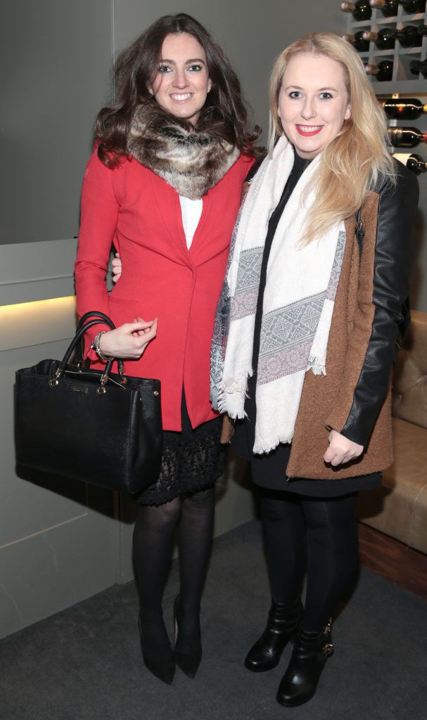 Aisling Brady and Grainne MacNeill pictured at the launch of the terrace at Asador Restaurant on Haddington Road,Dublin (Picture:Brian McEvoy).
