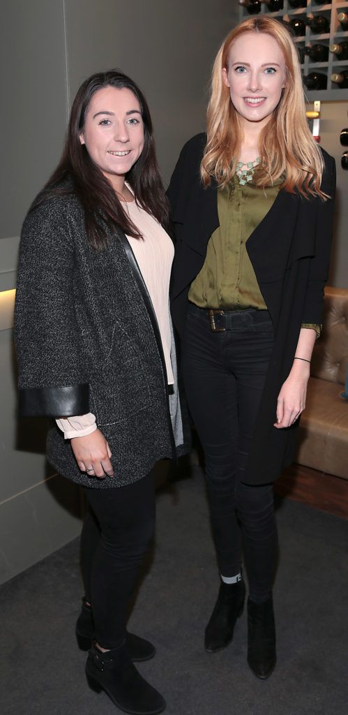 Chloe Toomey and Niamh O Shaughnessy pictured at the launch of the terrace at Asador Restaurant on Haddington Road,Dublin (Picture:Brian McEvoy).