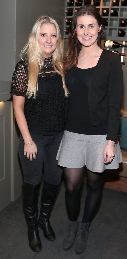 Ciara Swan and Maud O Callaghan pictured at the launch of the terrace at Asador Restaurant on Haddington Road,Dublin (Picture:Brian McEvoy).