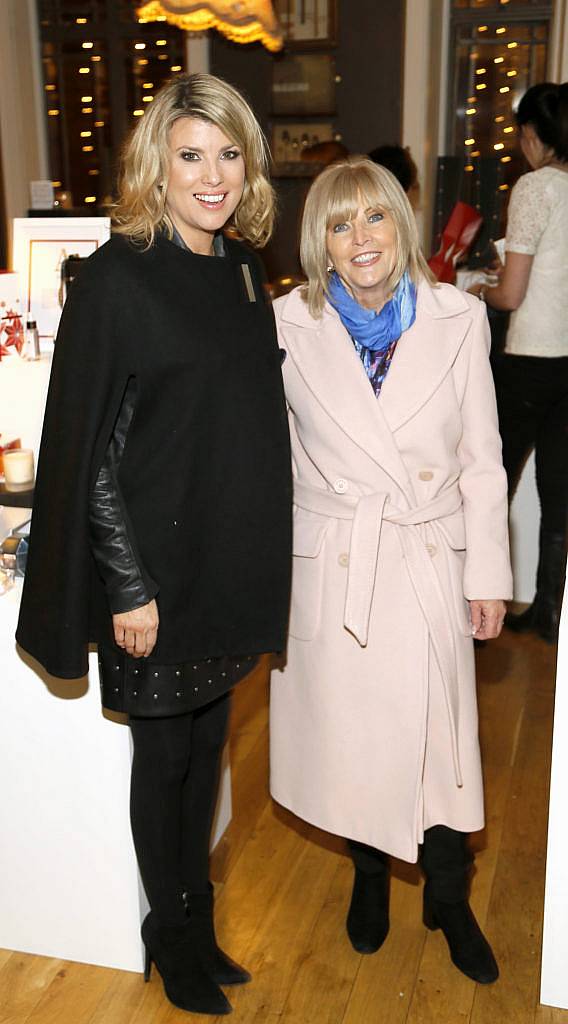 Jenny and Agnes Buckley at the launch of Christmas at AVOCA in their iconic Suffolk Street store on Thursday 10 November 2016. Photo by Kieran Harnett