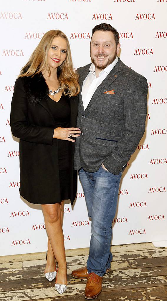 Jules and Keith Mahon at the launch of Christmas at AVOCA in their iconic Suffolk Street store on Thursday 10 November 2016. Photo by Kieran Harnett