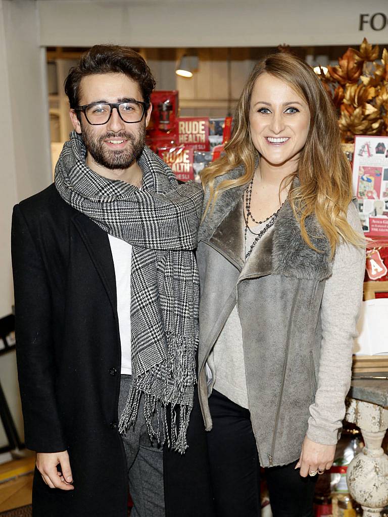 Conor Merriman and Justine King at the launch of Christmas at AVOCA in their iconic Suffolk Street store on Thursday 10 November 2016. Photo by Kieran Harnett