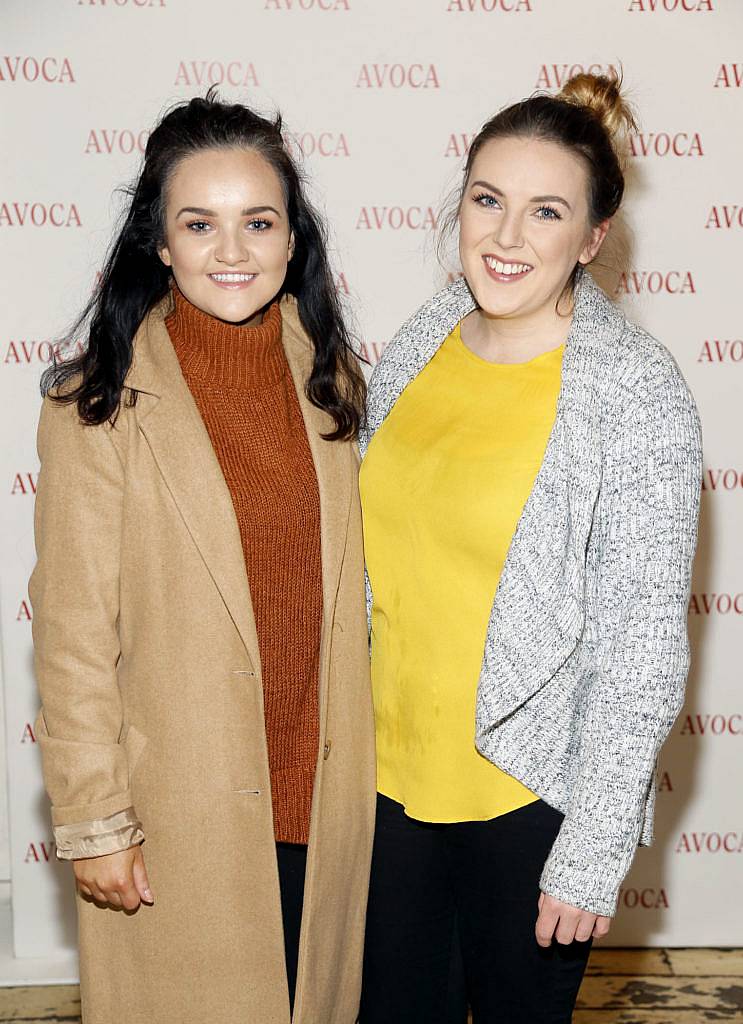 Rachel Verschoyle and Megan Kessie at the launch of Christmas at AVOCA in their iconic Suffolk Street store on Thursday 10 November 2016. Photo by Kieran Harnett