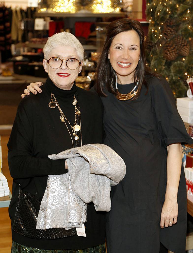 Ros Walshe and Lorraine Dwyer at the launch of Christmas at AVOCA in their iconic Suffolk Street store on Thursday 10 November 2016. Photo by Kieran Harnett