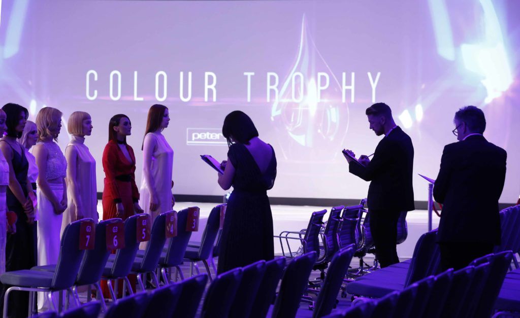 Pictured is the judging at the Peter Mark Colour Trophy 2016. MC for the night Brendan Courtney. Photography: Sasko Lazarov/Photocall Ireland