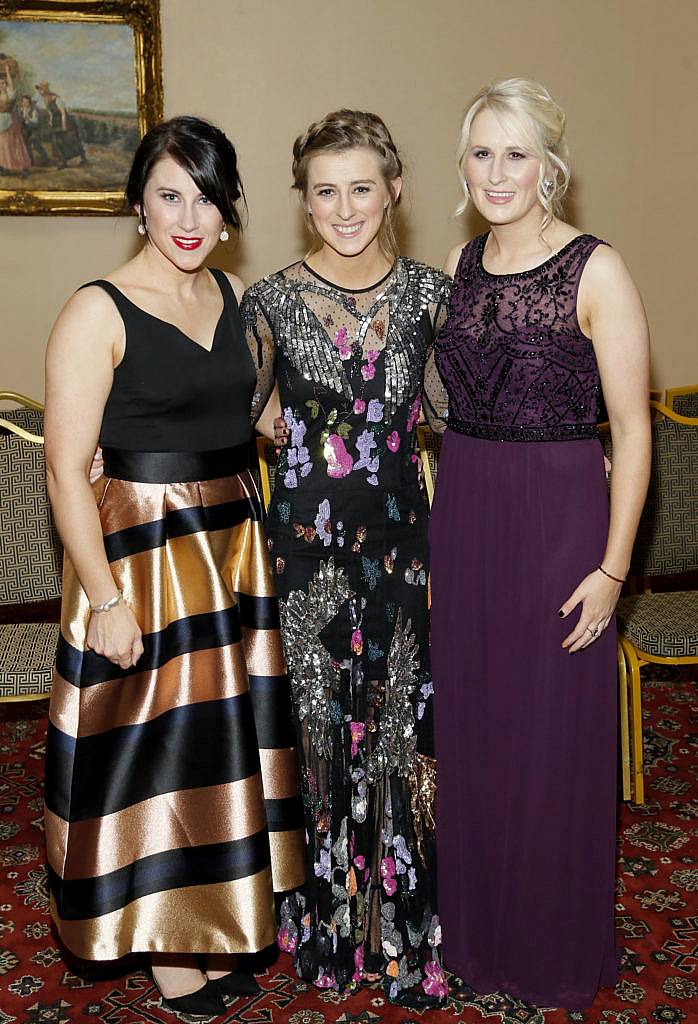 Linda, Aileen and Mairead Wall at the 2016 TG4  Ladies Gaa AllStar Awards at the Citywest Hotel. Photo by Kieran Harnett