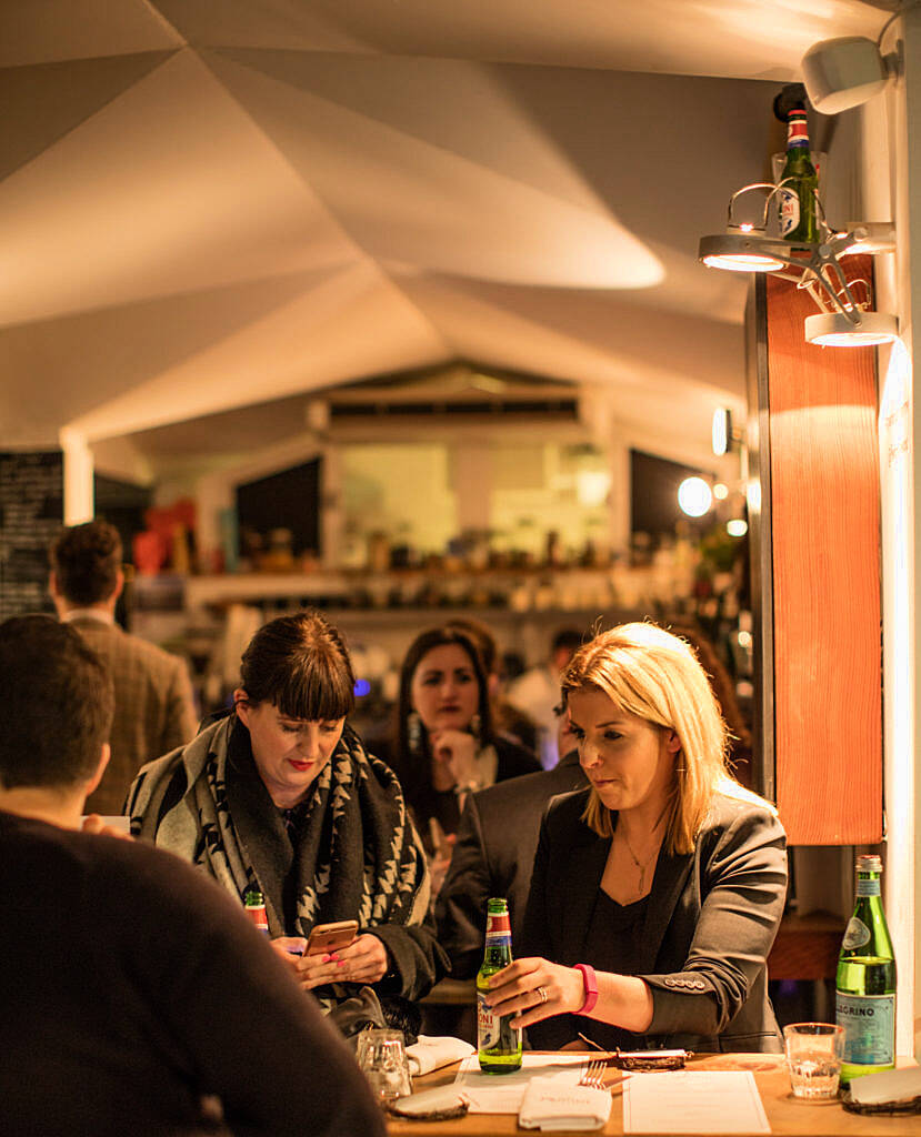 Pictured at Peroni Nastro Azzurro's exclusive dinner to launch Peroni Nastro Azzurro Gluten Free. Guests gathered in Coppa Café on Thursday, 10th November, 2016 for the private dinner hosted by global brand ambassador, Federico Riezzo. Photo: Anthony Woods