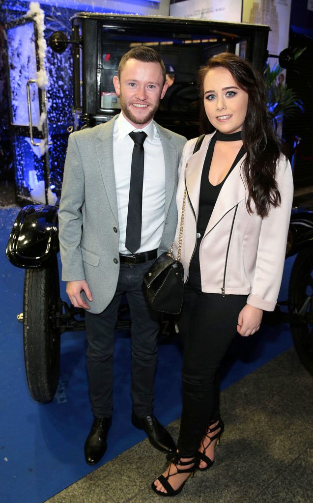 Devon Murray and Jenny Moore at the Irish premiere screening of Fantastic Beasts and Where to Find Them at the Savoy Cinema on O'Connell Street, Dublin (Pictures:Brian McEvoy).