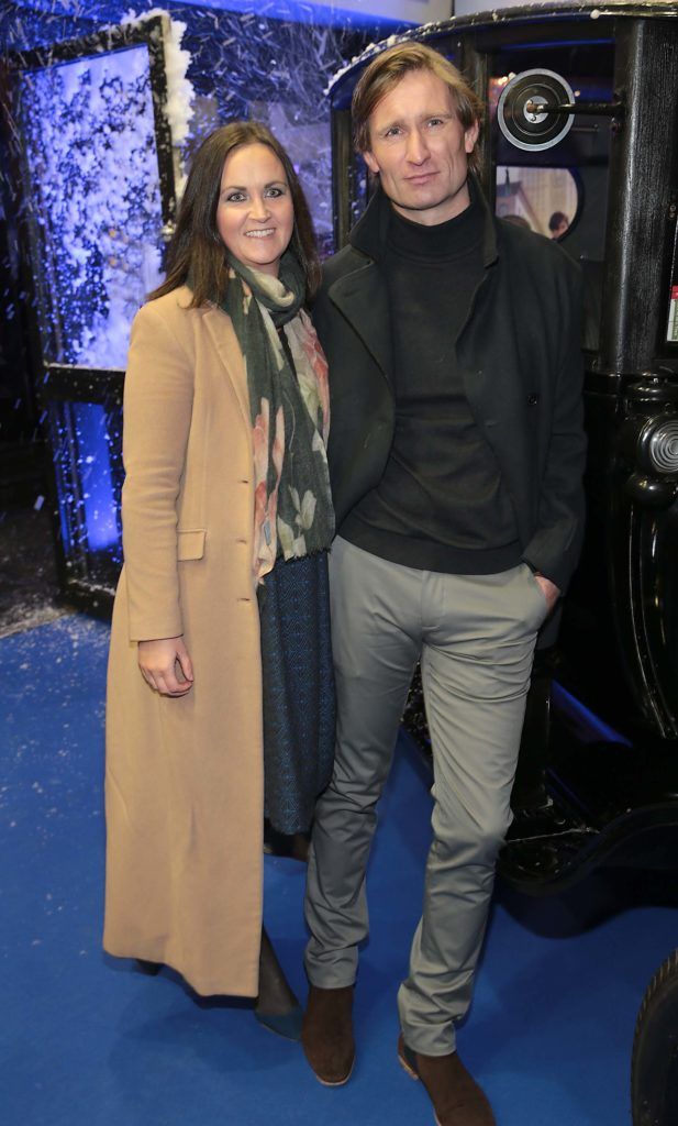 Jennie Blake and Brian F Mulvey at the Irish premiere screening of Fantastic Beasts and Where to Find Them at the Savoy Cinema on O'Connell Street, Dublin (Pictures:Brian McEvoy).