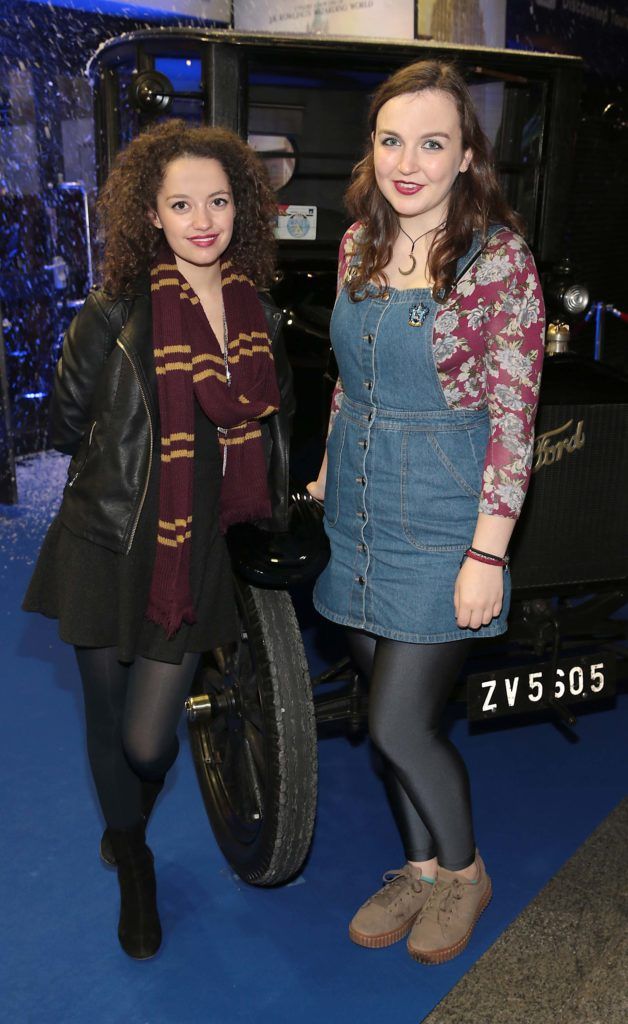 Eliza Bell Ward and Lisa Wally at the Irish premiere screening of Fantastic Beasts and Where to Find Them at the Savoy Cinema on O'Connell Street, Dublin (Pictures:Brian McEvoy).