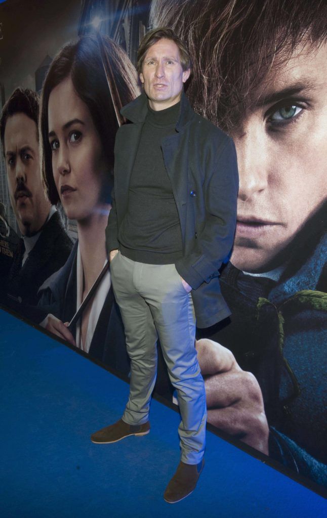 Actor Brian Mulvey at the Irish premiere screening of Fantastic Beasts and Where to Find Them at the Savoy Cinema on O'Connell Street, Dublin (Pictures:Brian McEvoy).