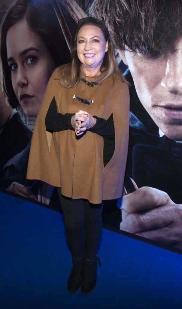 Norah Casey at the Irish premiere screening of Fantastic Beasts and Where to Find Them at the Savoy Cinema on O'Connell Street, Dublin (Pictures:Brian McEvoy).