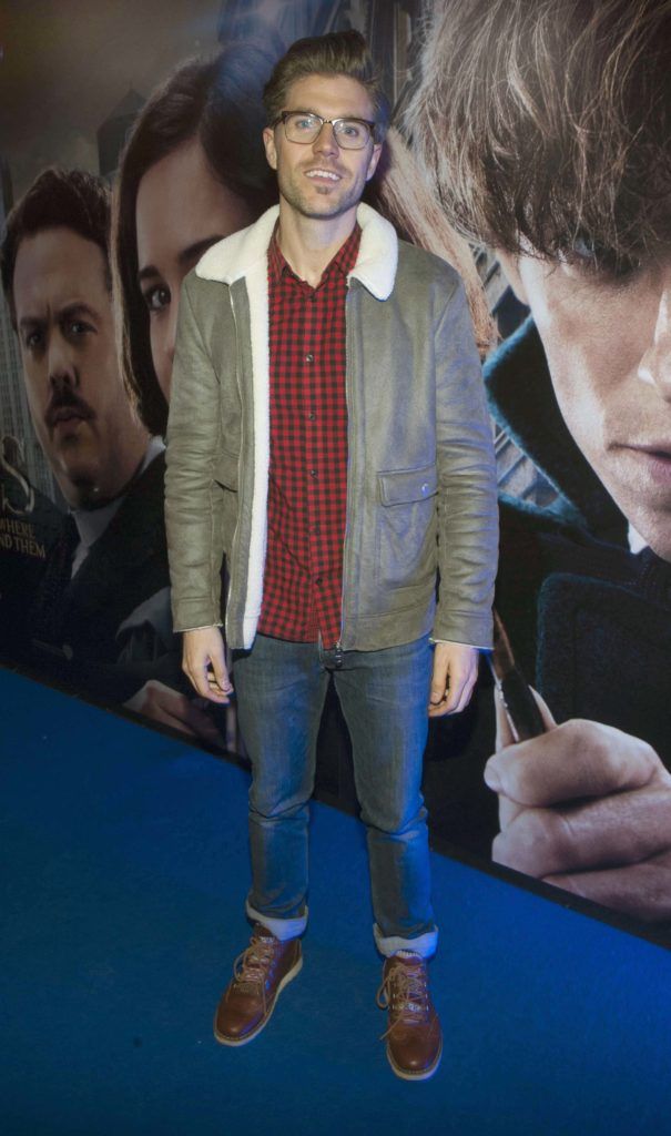 Darren Kennedy at the Irish premiere screening of Fantastic Beasts and Where to Find Them at the Savoy Cinema on O'Connell Street, Dublin (Pictures:Brian McEvoy).