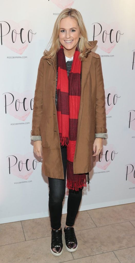 Cassie Stokes at the launch of new denim brand POCO by Pippa at the RHA Gallery, Dublin (Picture Brian McEvoy).