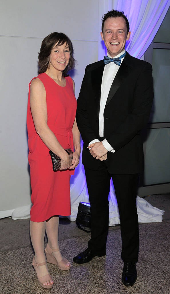 Pauline McNamara and Darren Doherty at the UCD Alumni Awards 2016 at O Reilly Hall in UCD, Dublin (Picture: Brian McEvoy).