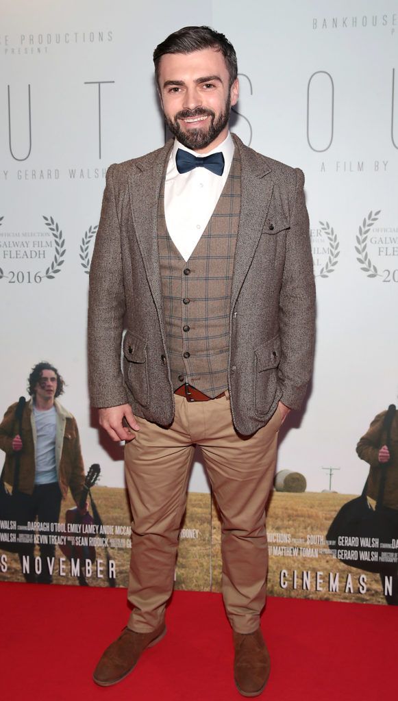 Matthew Toman pictured at the gala screening of the film South at Cineworld, Dublin (Pictures Brian McEvoy).