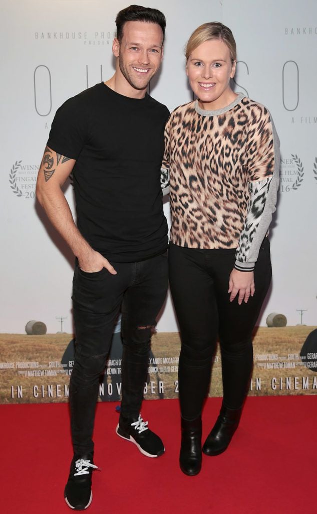 Shane Lennon and Catriona O Connor  pictured at the gala screening of the film South at Cineworld, Dublin (Pictures Brian McEvoy).