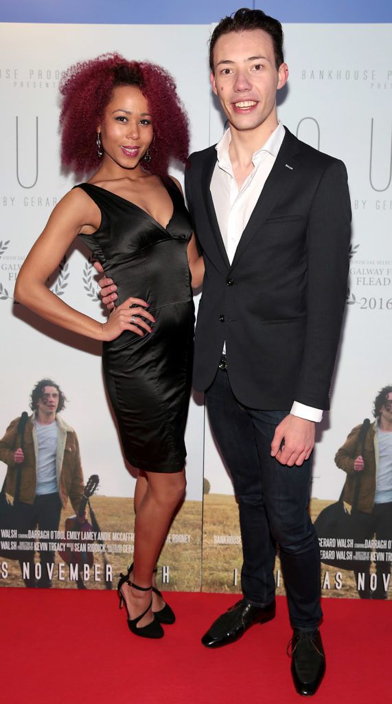 Samantha Bruce and Juan Coetzer pictured at the gala screening of the film South at Cineworld, Dublin (Pictures Brian McEvoy).