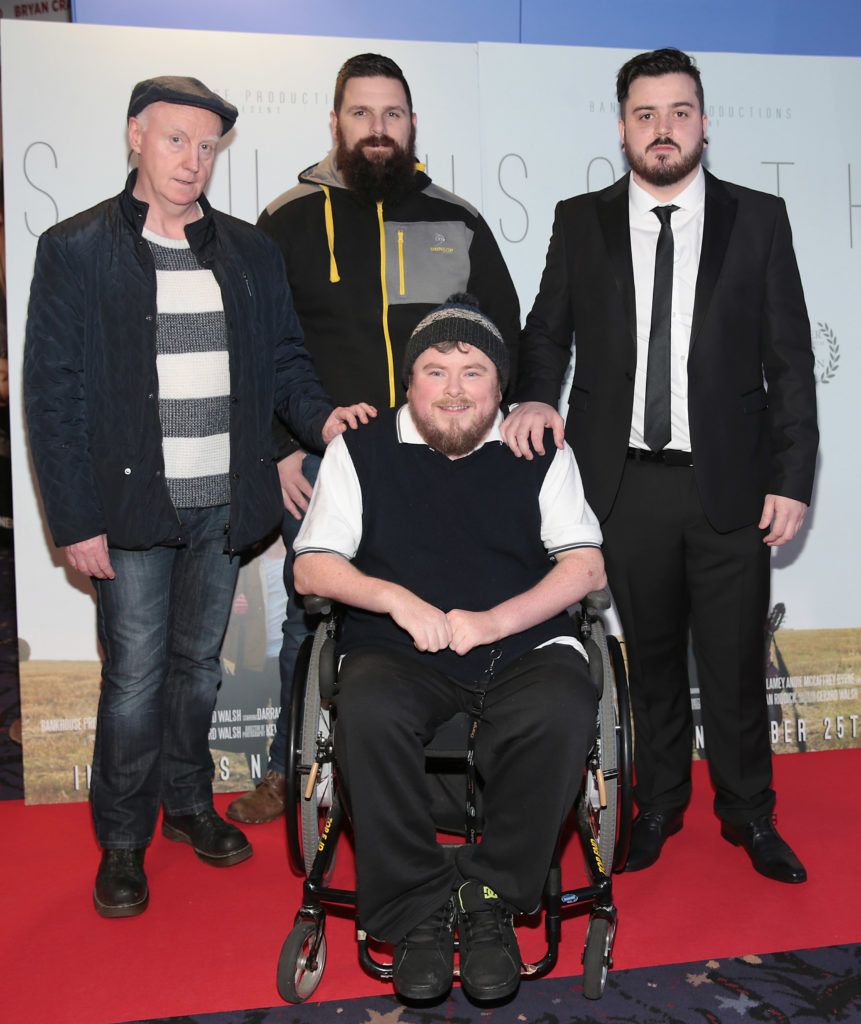 Tom Creevy, Paddy Slattery, David Foley and Gerard Walsh   pictured at the gala screening of the film South at Cineworld, Dublin (Pictures Brian McEvoy).