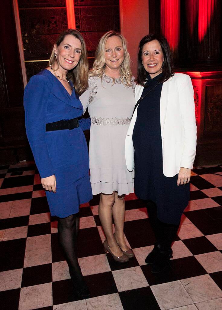 Emma Shannon, Nicky Dunphy and Lorraine Dwyer pictured at the NMH Foundation Fashion Show at IMMA Kilmainham, for World Prematurity Day. Pic Patrick O'Leary