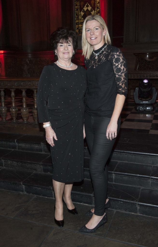 Maisie Cunningham and Susie Cunningham pictured at the NMH Foundation Fashion Show at IMMA Kilmainham, for World Prematurity Day. Pic Patrick O'Leary