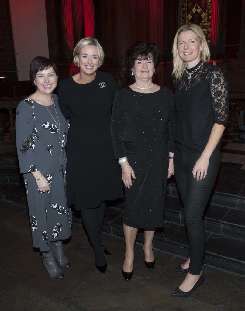 Veronica Healy, Ruth Curran, Maisie Cunningham and Susie Cunningham pictured at the NMH Foundation Fashion Show at IMMA Kilmainham, for World Prematurity Day. Pic Patrick O'Leary
