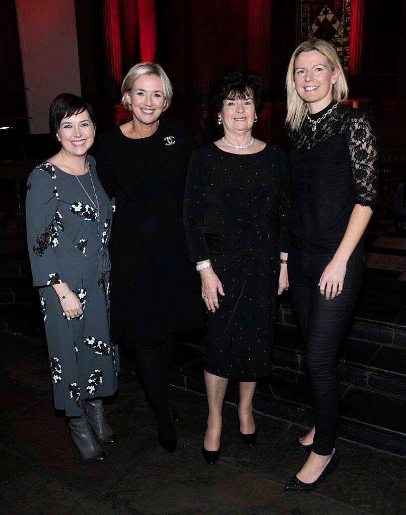 Veronica Healy, Ruth Curran, Maisie Cunningham and Susie Cunningham pictured at the NMH Foundation Fashion Show at IMMA Kilmainham, for World Prematurity Day. Pic Patrick O'Leary