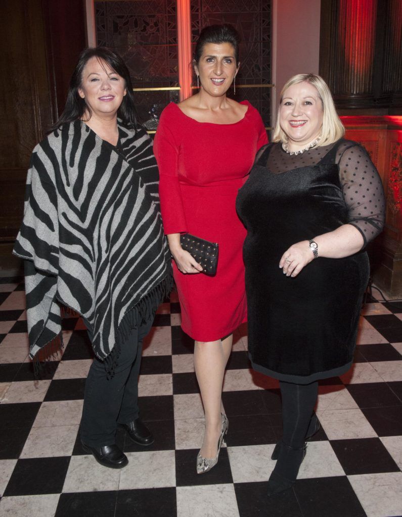 Michell Spilland, Charlette Doyle and Carmel Brehney pictured at the NMH Foundation Fashion Show at IMMA Kilmainham, for World Prematurity Day. Pic Patrick O'Leary
