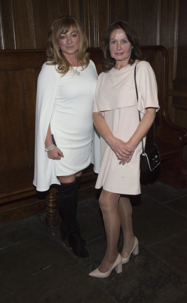 Ingrid Kus and Dace Milgrave pictured at the NMH Foundation Fashion Show at IMMA Kilmainham, for World Prematurity Day. Pic Patrick O'Leary
