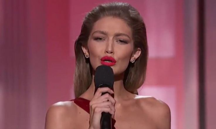 Gigi Hadid apologises for that Melania Trump impression at the AMAs