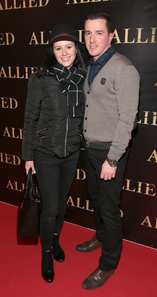 Sylvia Hensoldt and Lucas Zak at the Irish premiere screening of Brad Pitt's film Allied at the Savoy Cinema, Dublin (Picture Brian McEvoy).