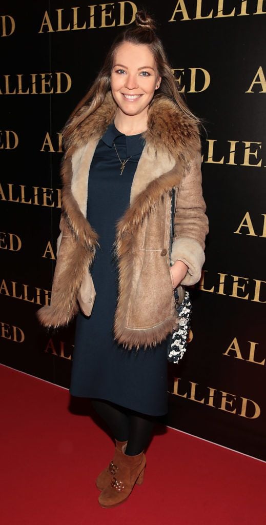 Emma Manley at the Irish premiere screening of Brad Pitt's film Allied at the Savoy Cinema, Dublin (Picture Brian McEvoy).