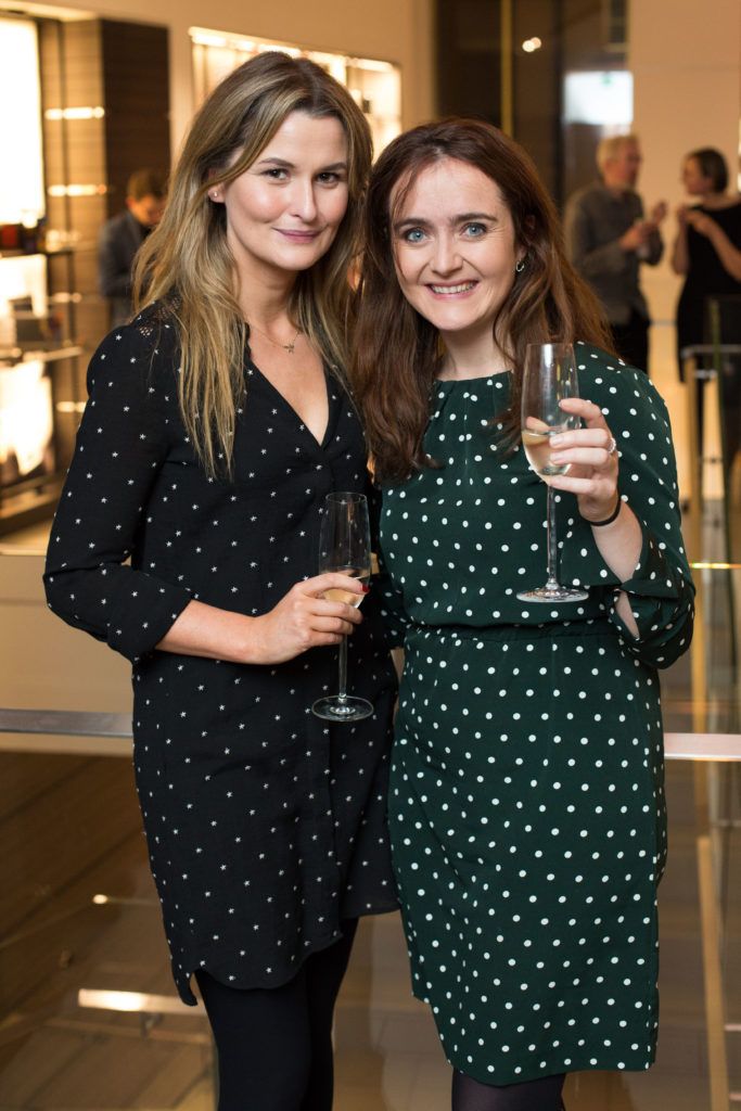 Laura O ' Brien and Anne - Marie Walsh at the launch of N Magazine's #27 Edition by Nespresso in the Nespresso Boutique, Duke Street Dublin