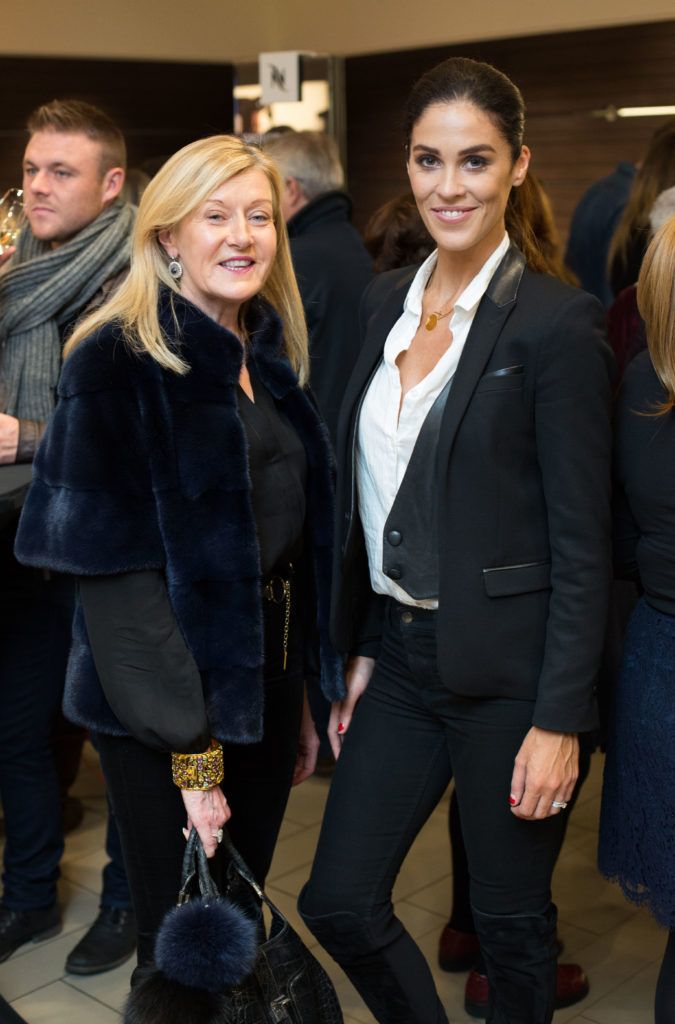 Louise Kenndey and Glenda Gilson at the launch of N Magazine's #27 Edition by Nespresso in the Nespresso Boutique, Duke Street Dublin