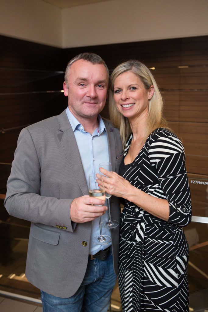 Tony Murphy and Alice Chevallier at the launch of N Magazine's #27 Edition by Nespresso in the Nespresso Boutique, Duke Street Dublin