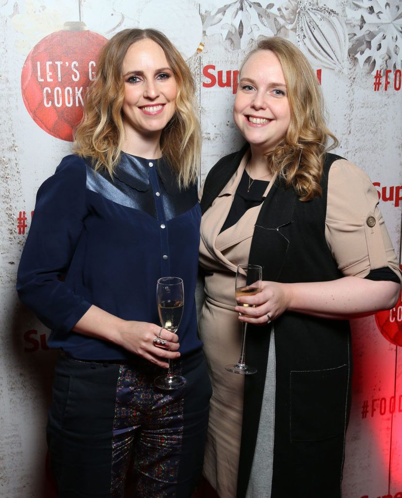 Aideen and Emma Finnegan pictured at SuperValu's celebration of local and Irish at Christmas event in Charlotte Quay, 23/11/16. Pic: Marc O'Sullivan