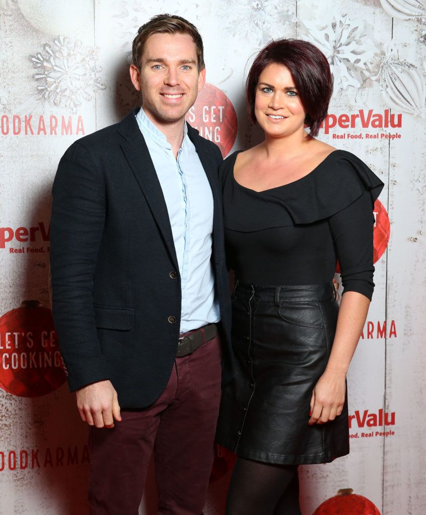 Daniel and Sandra Davey pictured at SuperValu's celebration of local and Irish at Christmas event in Charlotte Quay, 23/11/16. Pic: Marc O'Sullivan