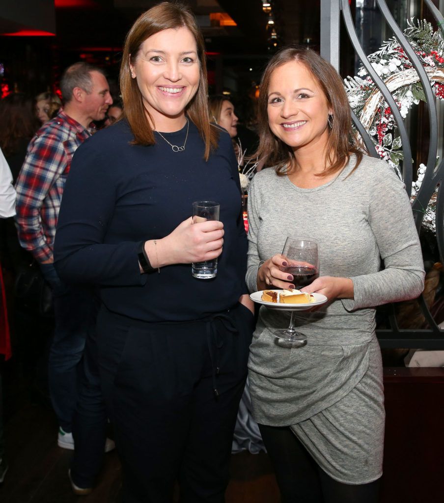 Marcella O'Shaughnessy and Sandra Bothwell pictured at SuperValu's celebration of local and Irish at Christmas event in Charlotte Quay, 23/11/16. Pic: Marc O'Sullivan