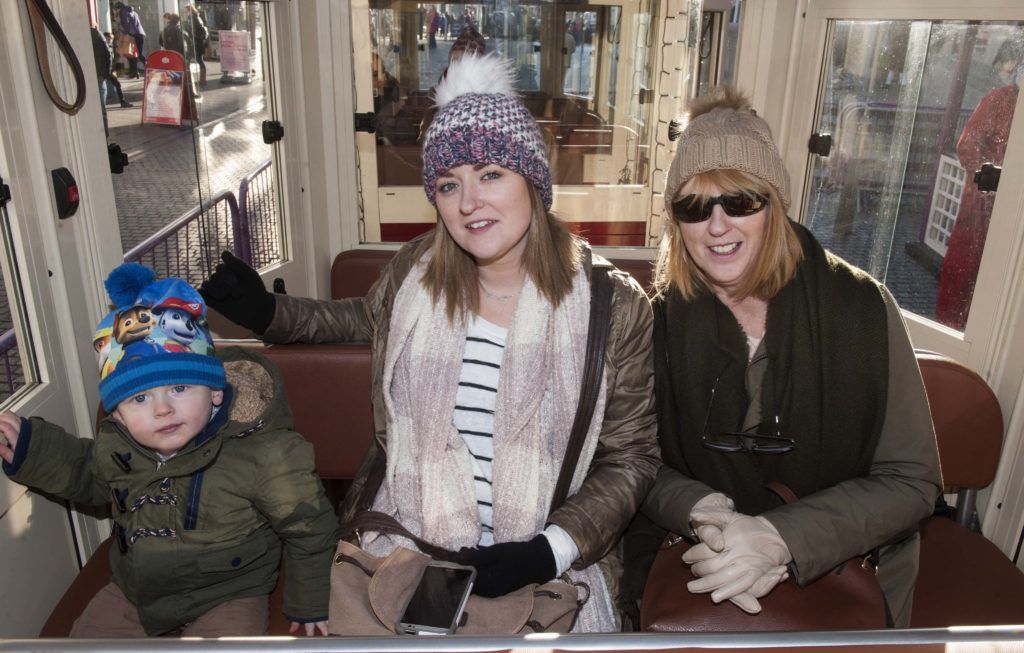 Adam O’Brien (age 2)  Sarah Doolan and Sharon Doolan take a Magical train ride at the opening weekend of Winterval Festival in Waterford, Ireland's biggest and best Christmas Festival with a sparkling programme of over 30 different events and activities. Pic Patrick O'Leary