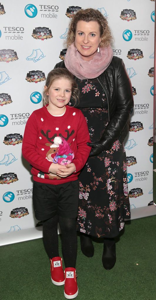 Caolinn Malley and Karen Halpin pictured at the Tesco Mobile Ireland and Dundrum on Ice VIP evening (Picture: Brian McEvoy).
