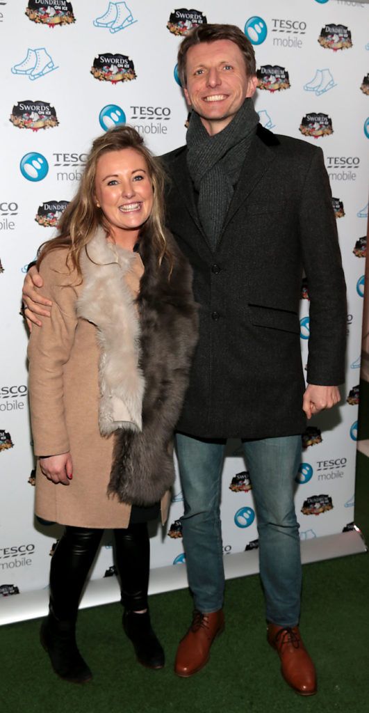 Sarah Cooney and David O Brien pictured at the Tesco Mobile Ireland and Dundrum on Ice VIP evening (Picture: Brian McEvoy).