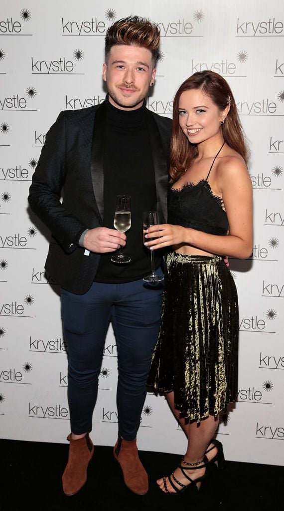 Mo Montana and Coleen O Reilly at the opening of Krystle Nightclub's new VIP Suite in Harcourt Street, Dublin (Pic Brian McEvoy).